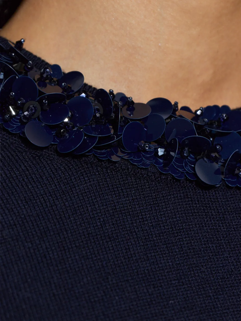 Ulla Johnson T-shirt verfraaid met pailletten Blauw