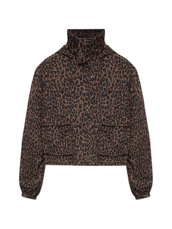 The Upside Ludlow Leopard-print Jacket in Brown