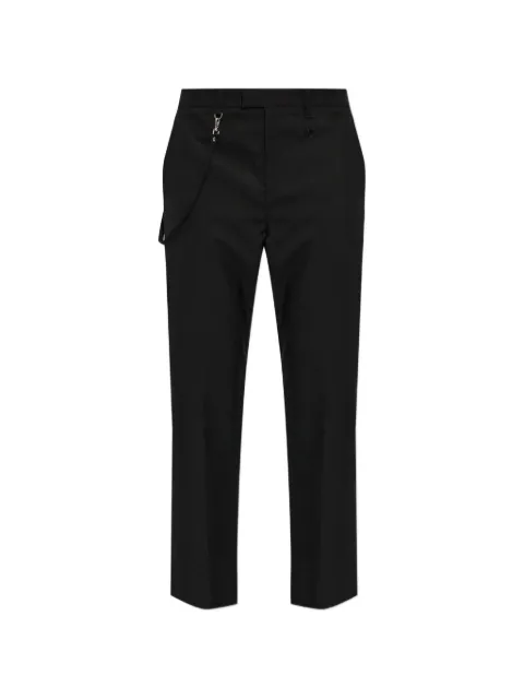 Courrèges logo-embroidered tailored trousers