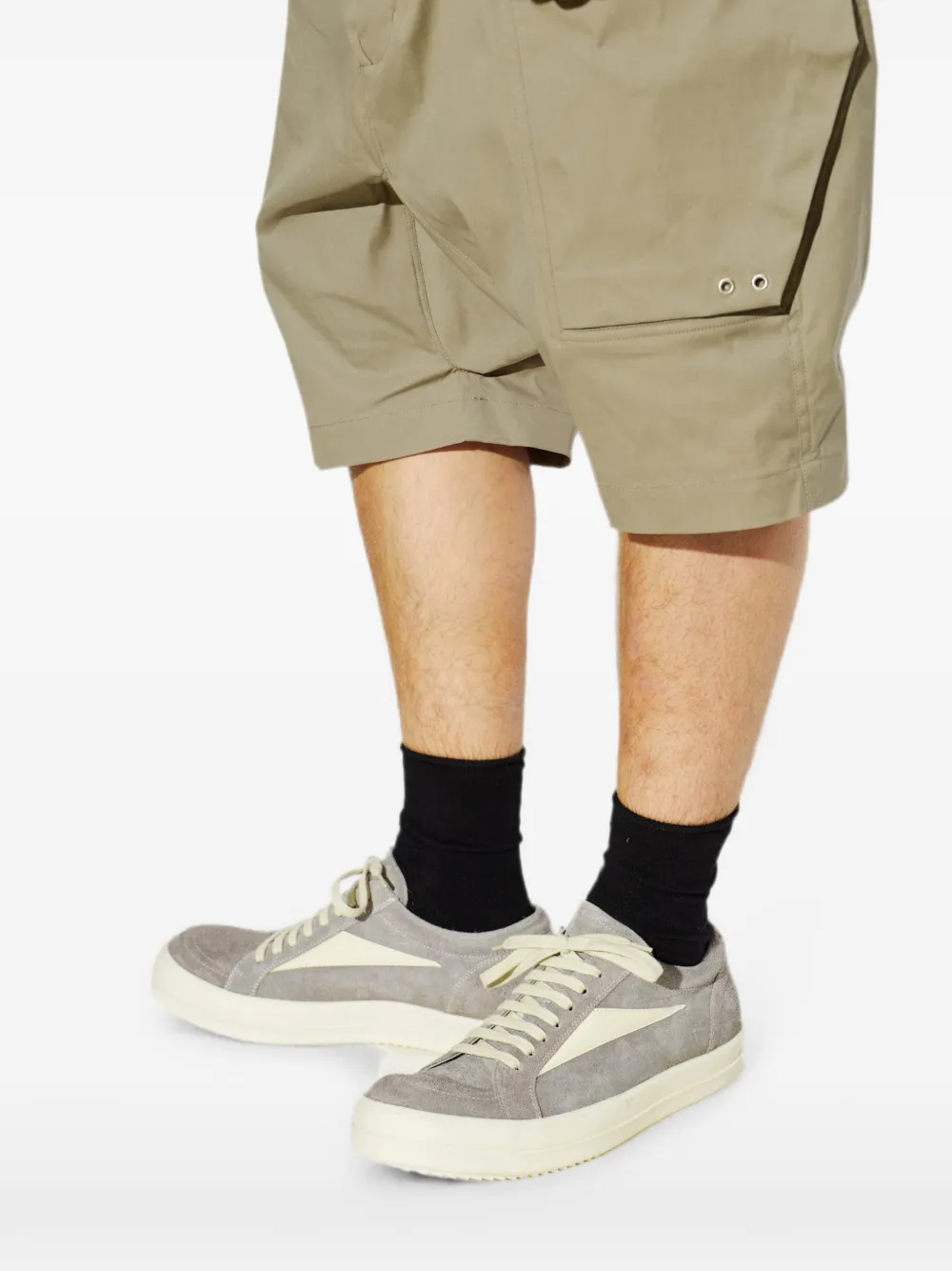Rick Owens Vintage suède sneakers Grijs