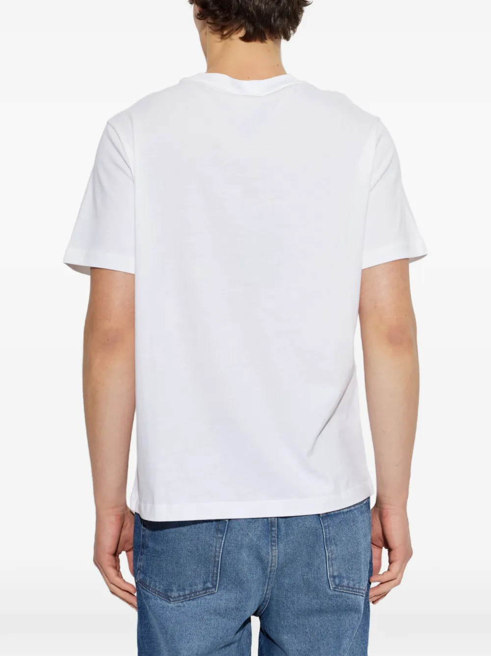 A.P.C. Jean Touitou T-shirt met portret-print Wit