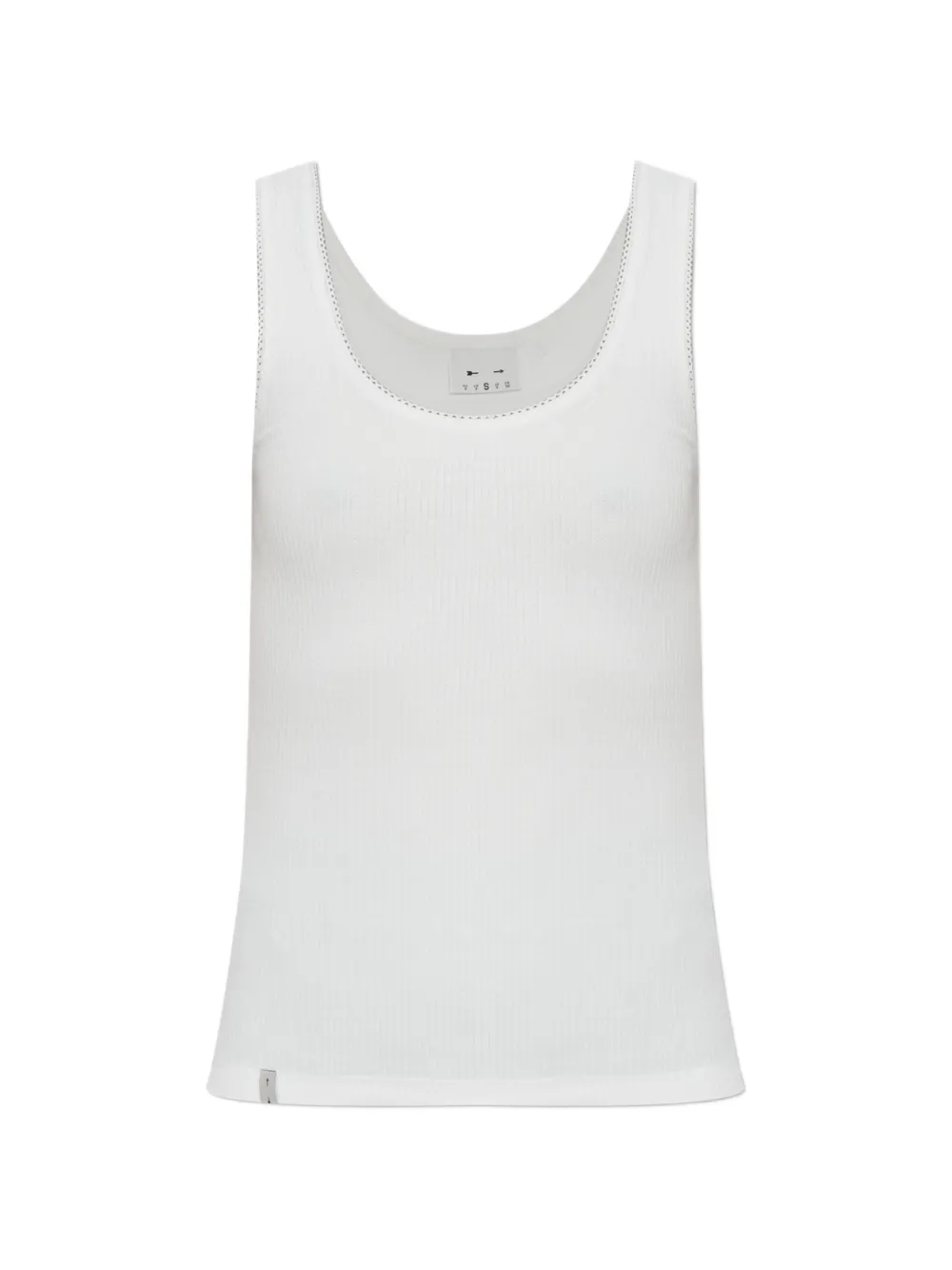The Upside Del Rey pointelle-knit tank top - Weiß