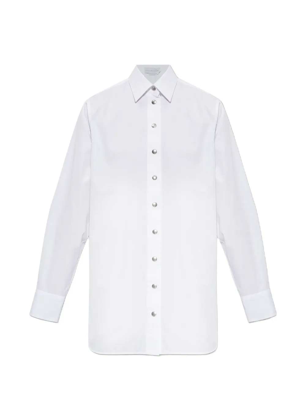 Stella McCartney press-stud oversized shirt - Bianco