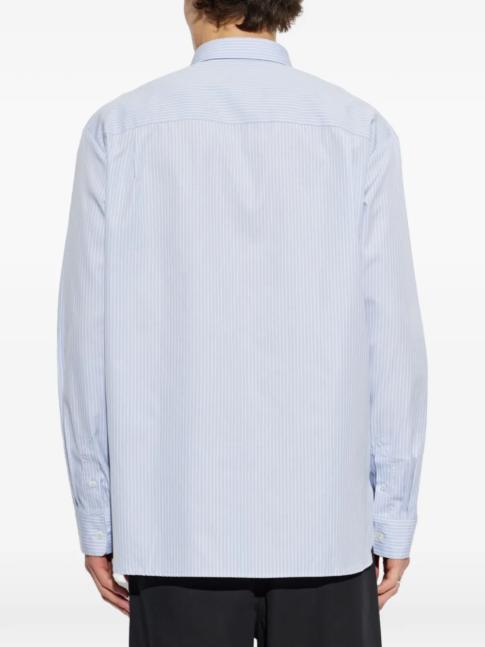 A.P.C. Gestreept overhemd Blauw