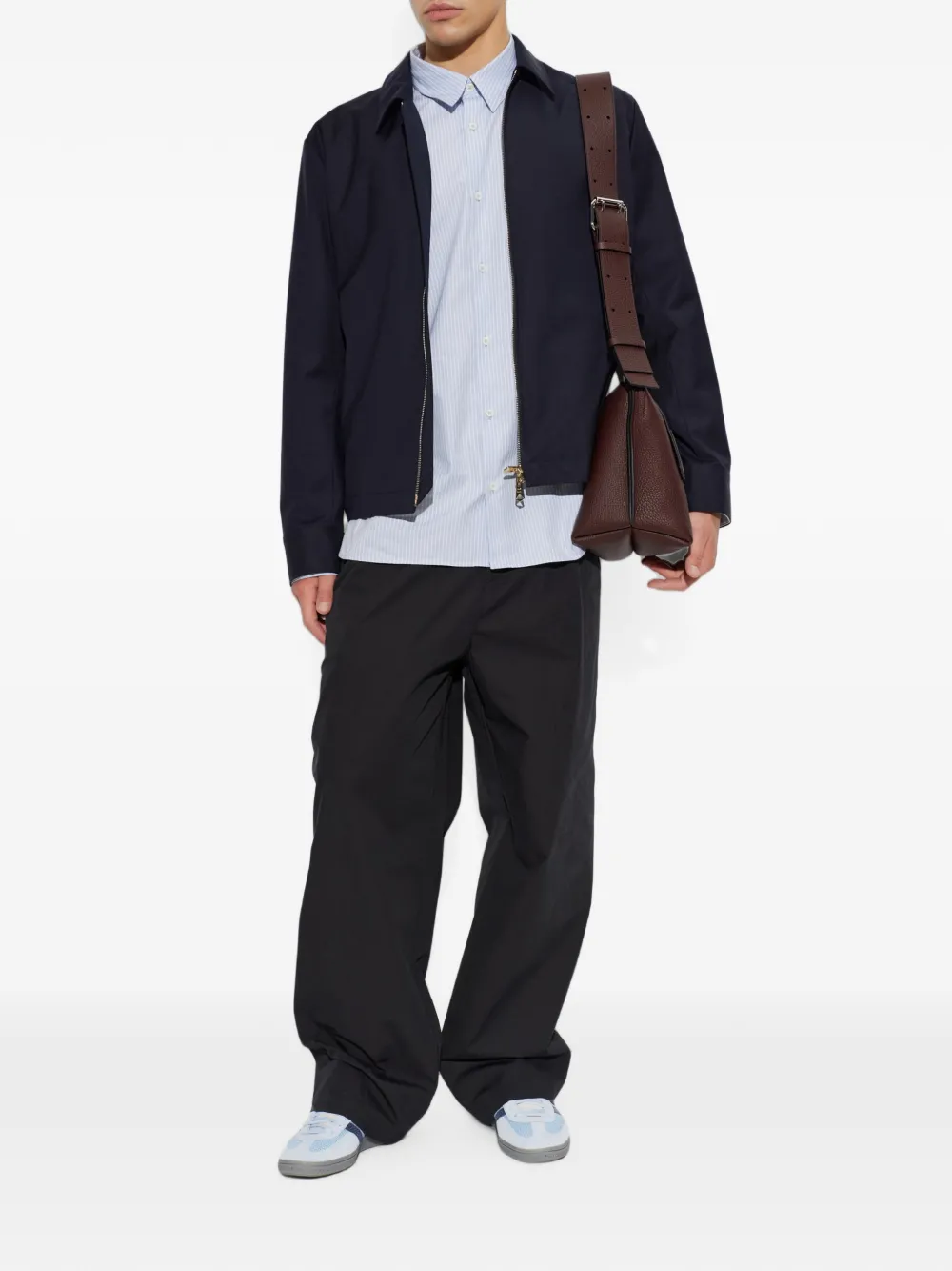 A.P.C. Gestreept overhemd Blauw