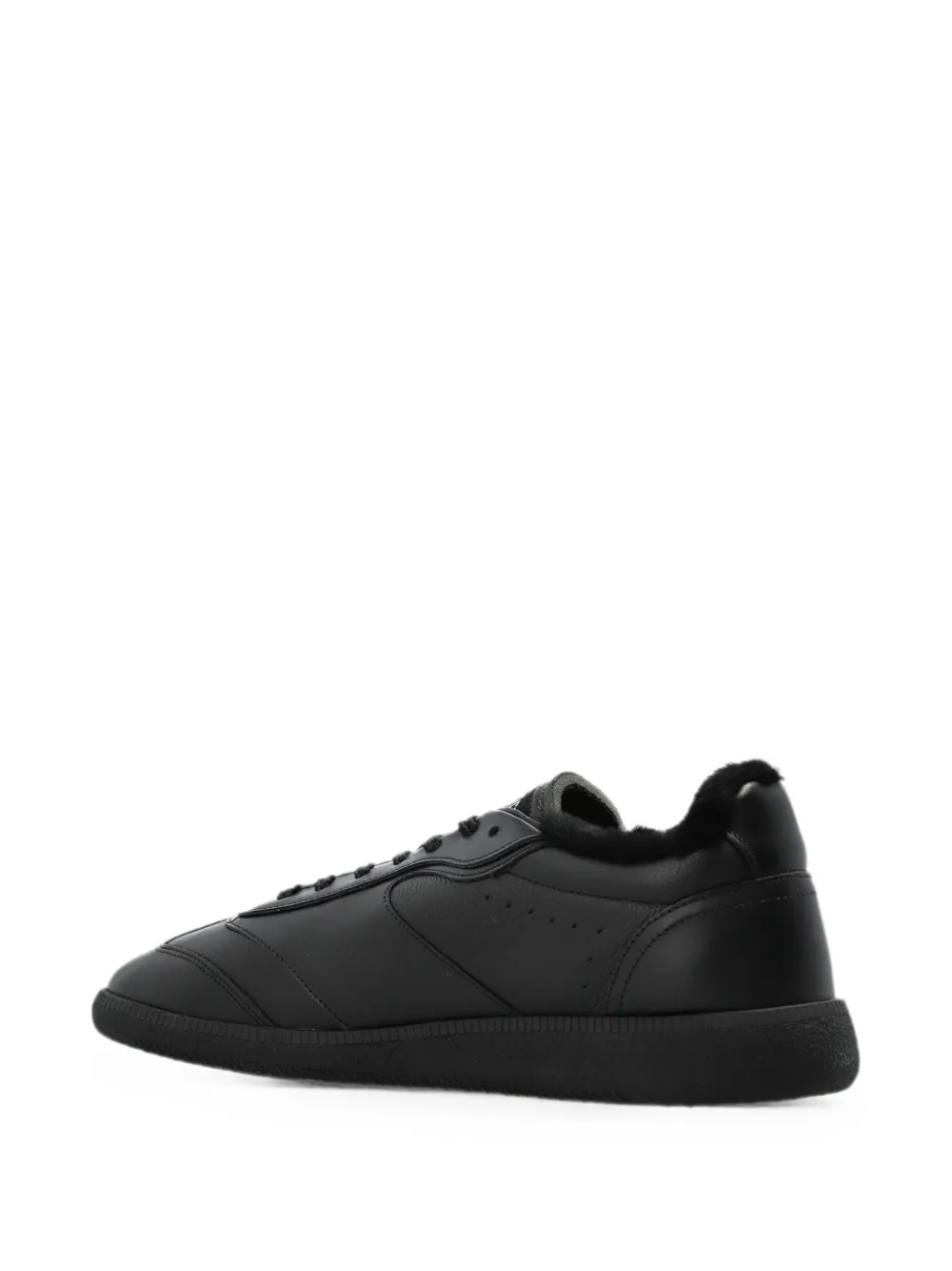 DSQUARED2 Rebel fur-lined sneakers Zwart