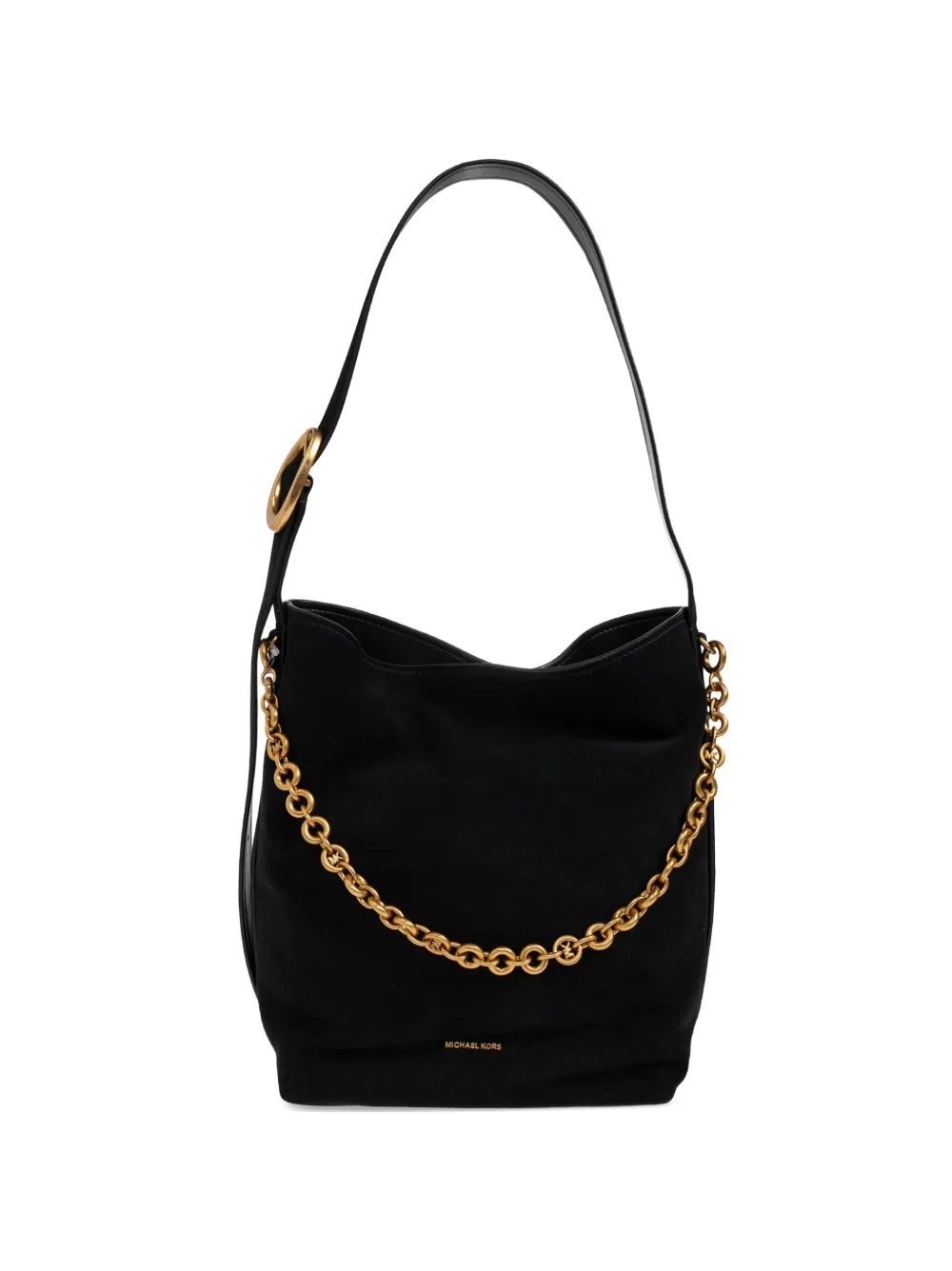 Michael Michael Kors Nolita chain-link leather shoulder bag - Nero