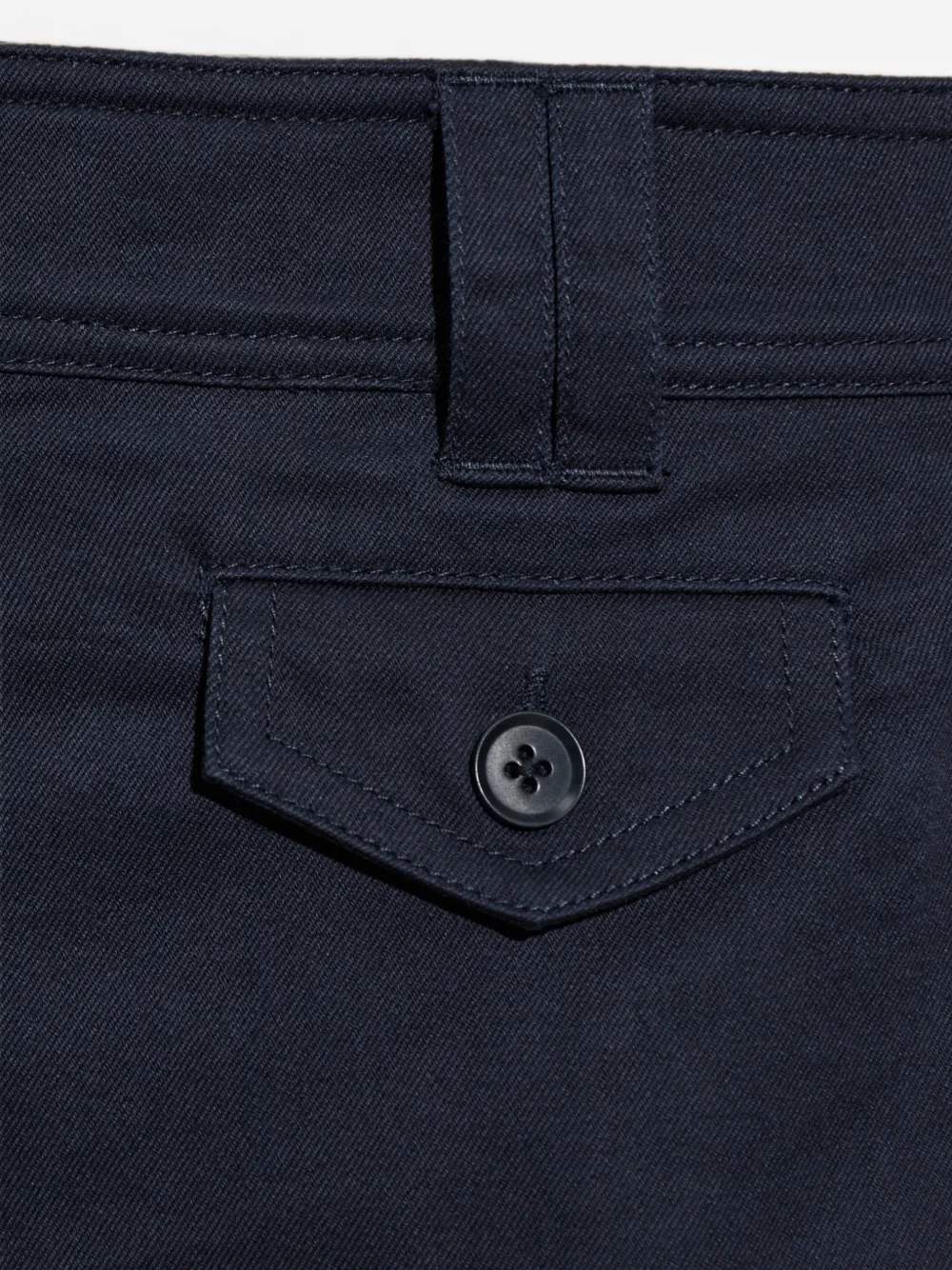Ulla Johnson Marine Flap-pocket Trousers in Blue, view 4