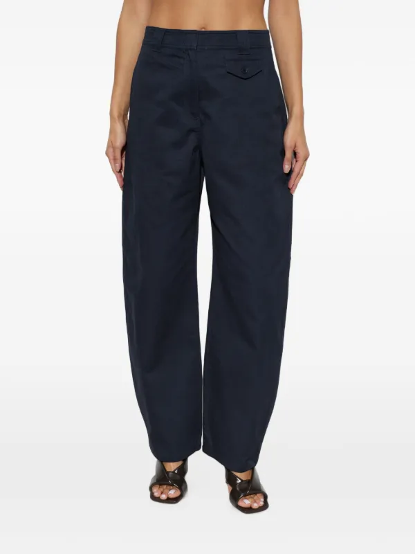 Ulla Johnson Marine Flap-pocket Trousers in Blue