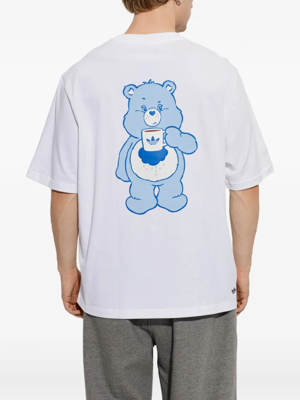 adidas Care Bears logo-print T-shirt Wit