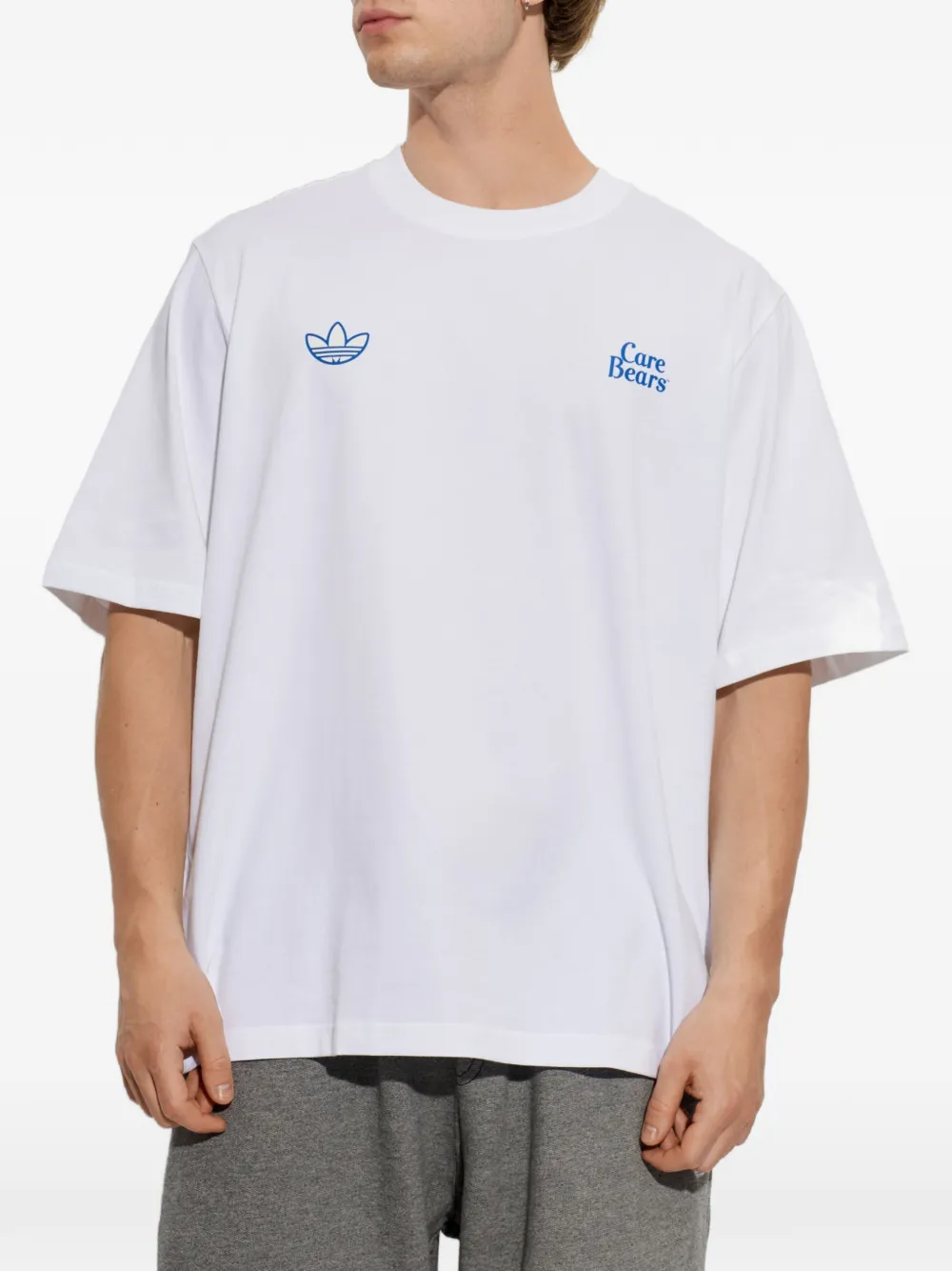 adidas Care Bears logo-print T-shirt Wit