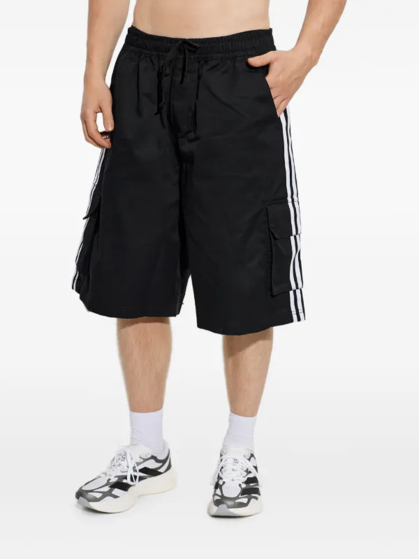 Adidas x Willy Chavarria side-stripe Cargo Shorts | Black