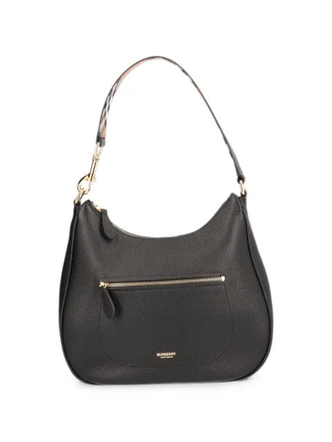 Burberry grained-leather shoulder bag
