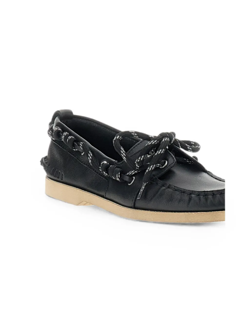 Golden Goose lace-up leather loafers Zwart
