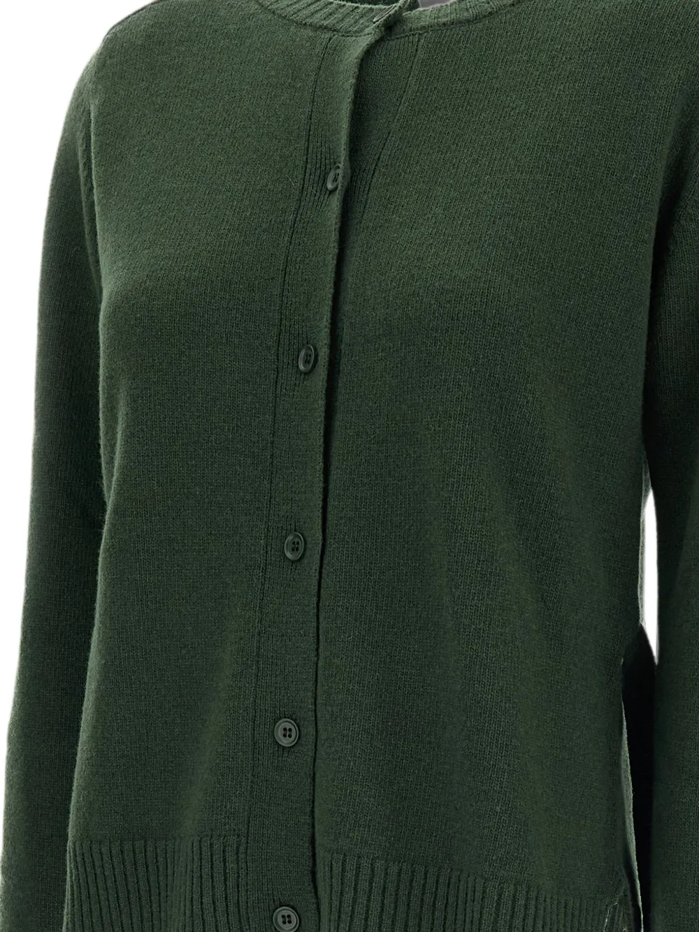 P.A.R.O.S.H. Wollen vest met ceintuur Groen