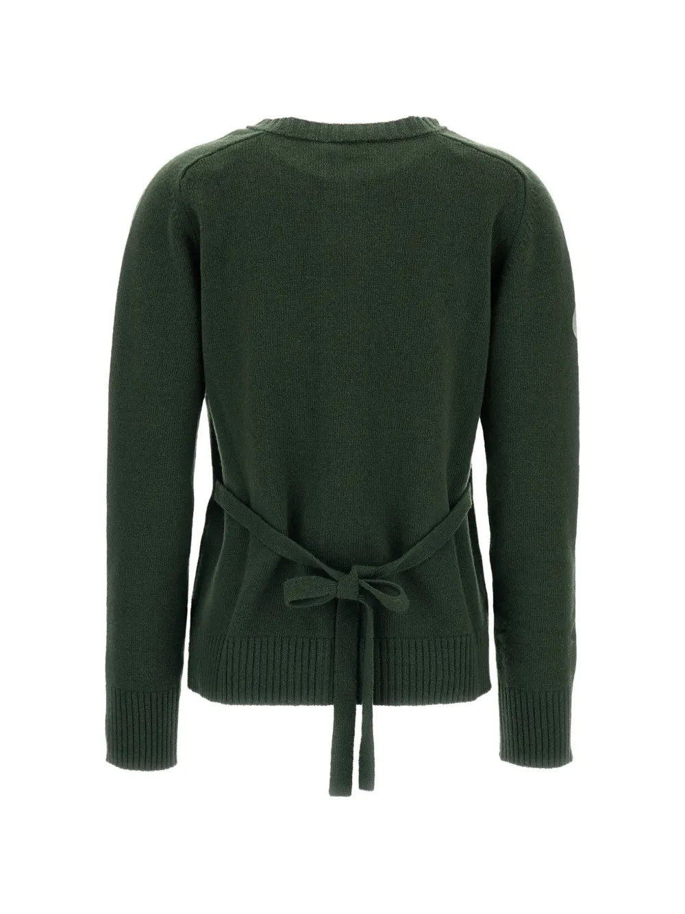 P.A.R.O.S.H. Wollen vest met ceintuur Groen