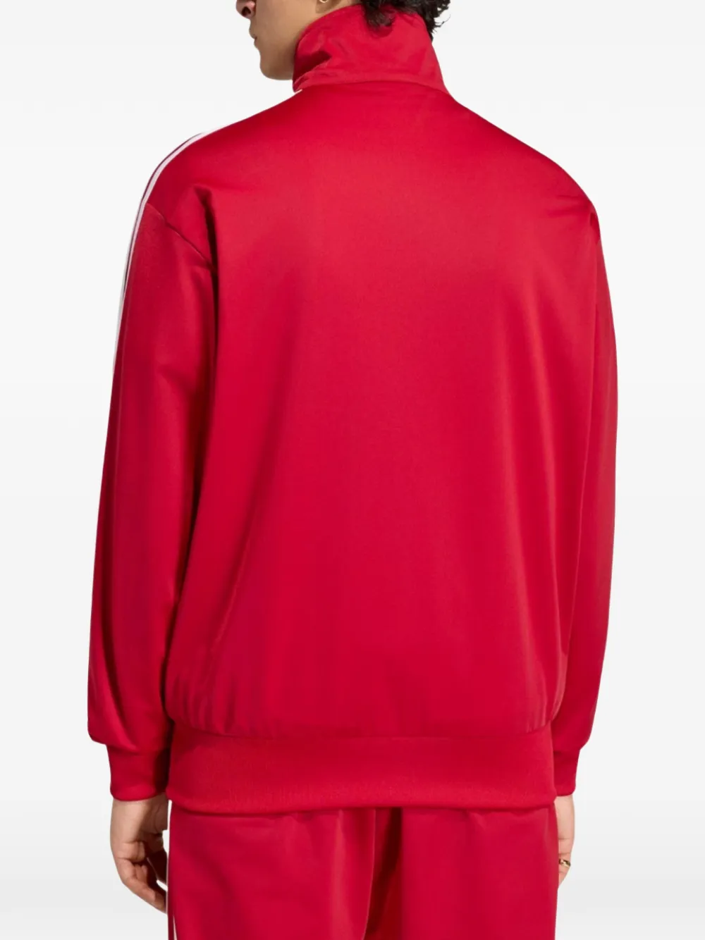 adidas Firebird side-stripe sweater Rood