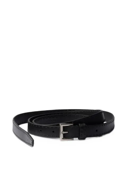 Prada antiqued leather belt