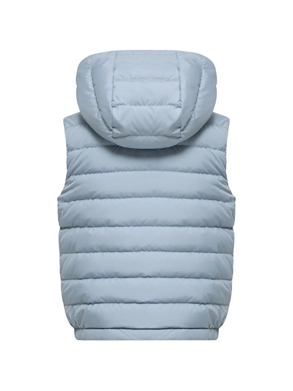Moncler Enfant Wystan gewatteerde bodywarmer met capuchon Blauw