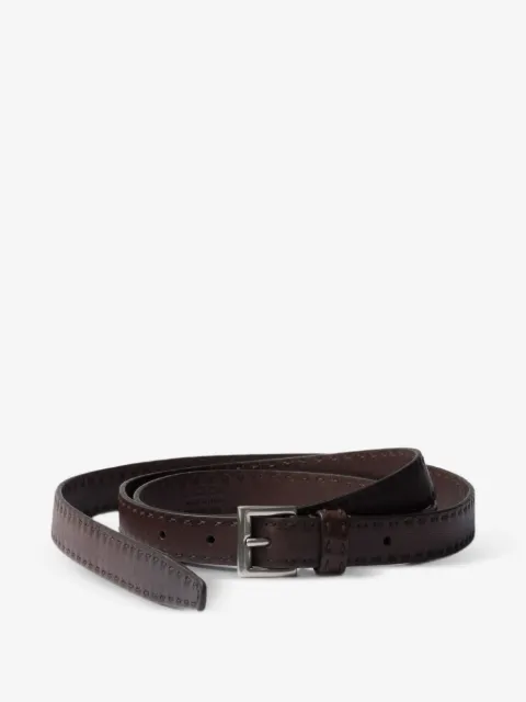 Prada Antiqued レザーベルト