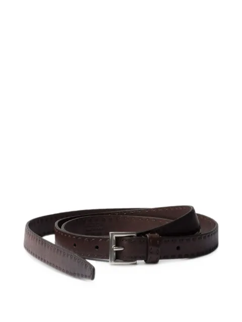 Prada antiqued leather belt
