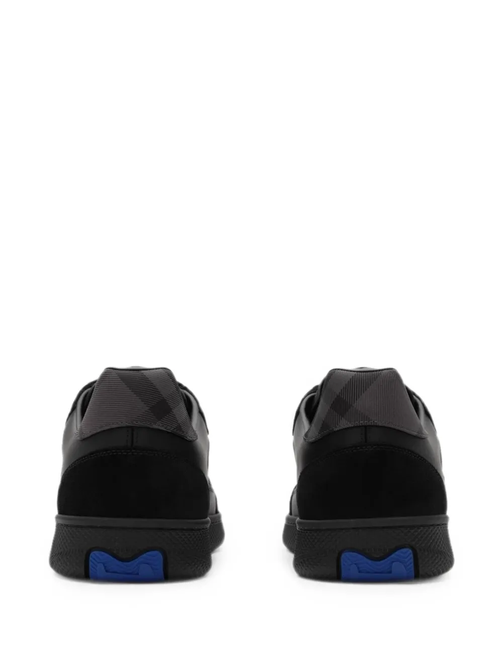 Burberry Terrace check-panel sneakers Zwart