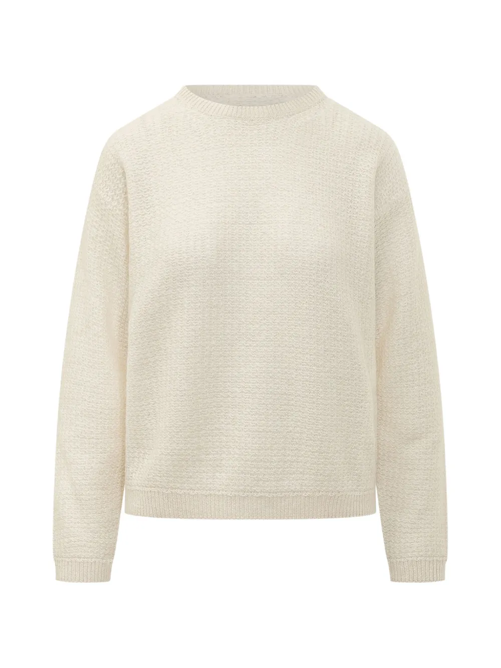 Fabiana Filippi textured-knit crew-neck sweater - Toni neutri