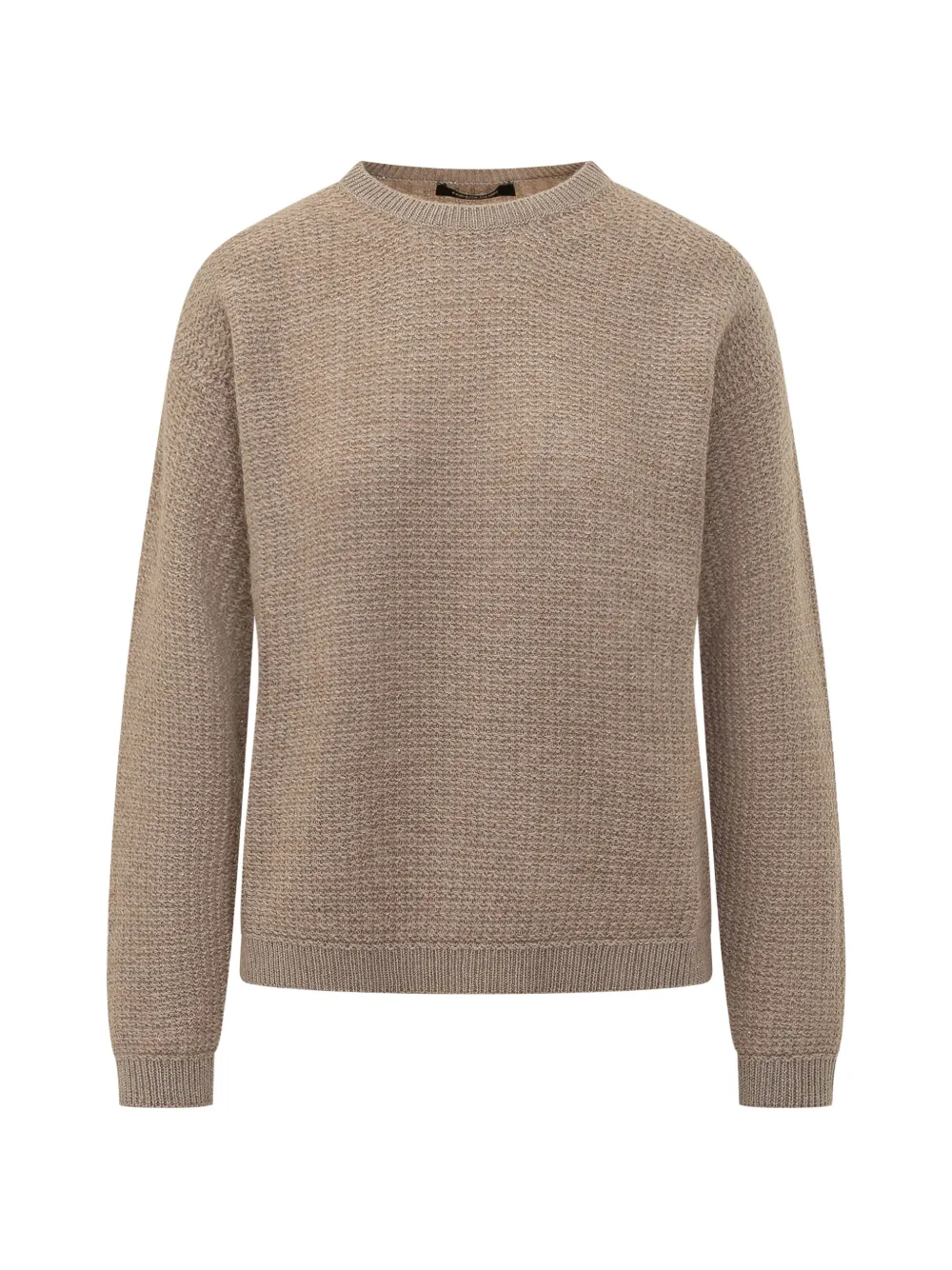 Fabiana Filippi waffle-knit long-sleeve sweater - Braun