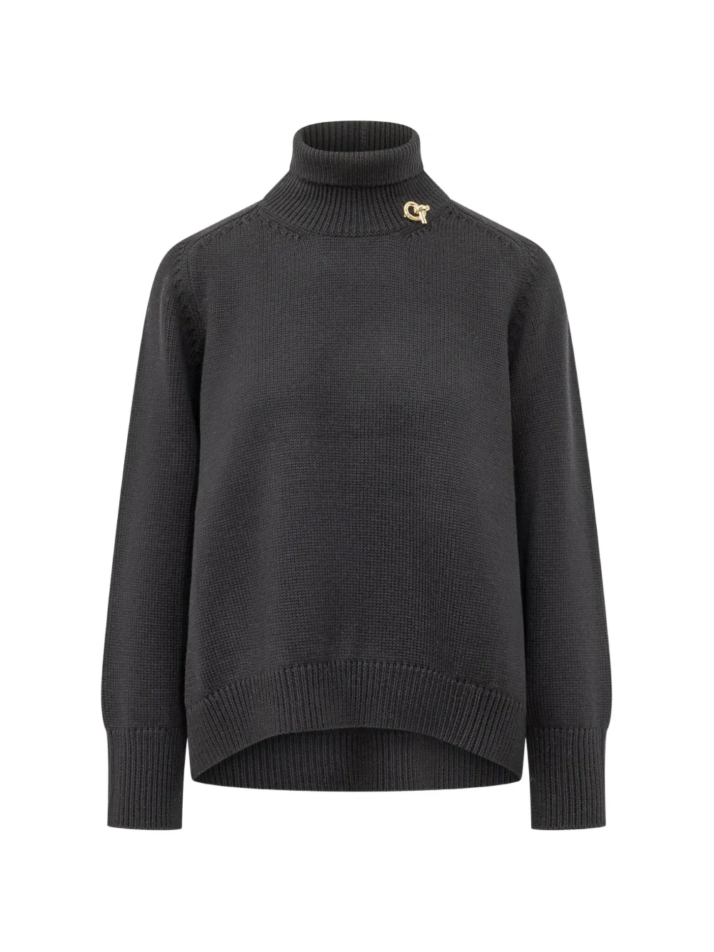 Fabiana Filippi roll-neck wool sweater - Schwarz