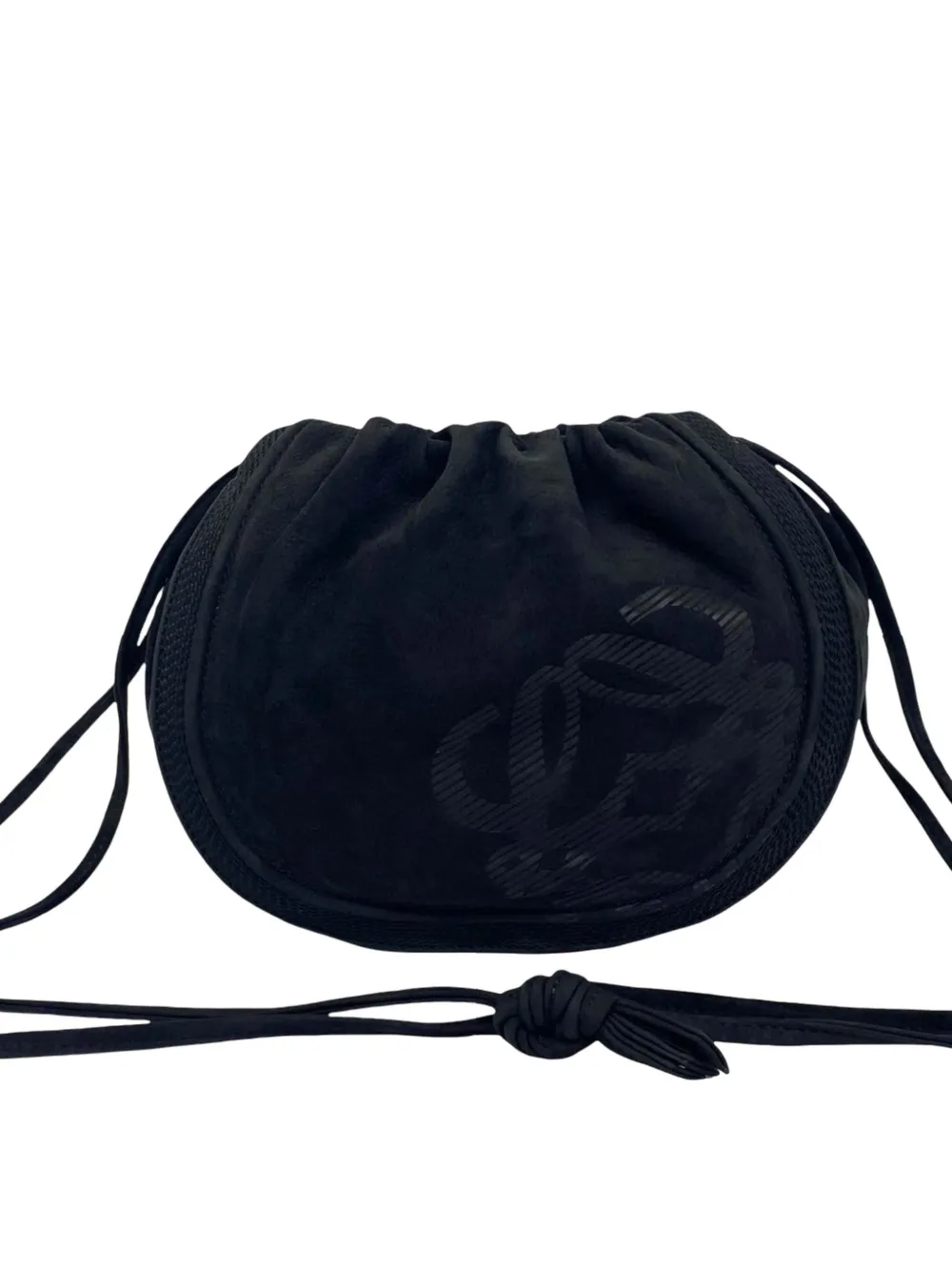 Loewe Pre-Owned 20th Century Leater Anagram shoulder bag - Nero