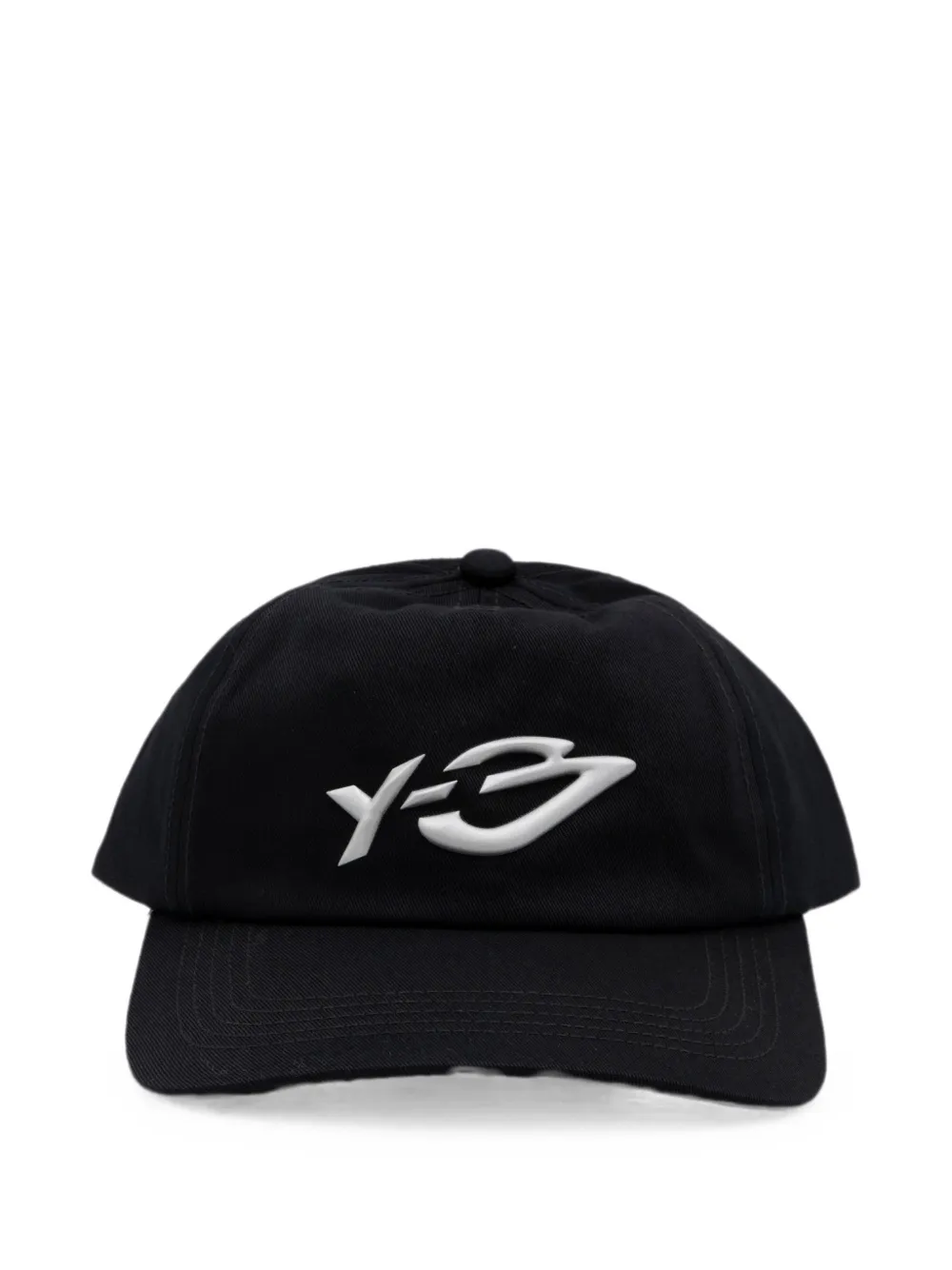 Y-3 logo-embroidered baseball cap - Nero
