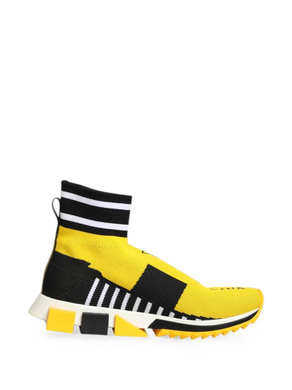 Dolce & Gabbana Sneakers a calzino Sorrento - Giallo