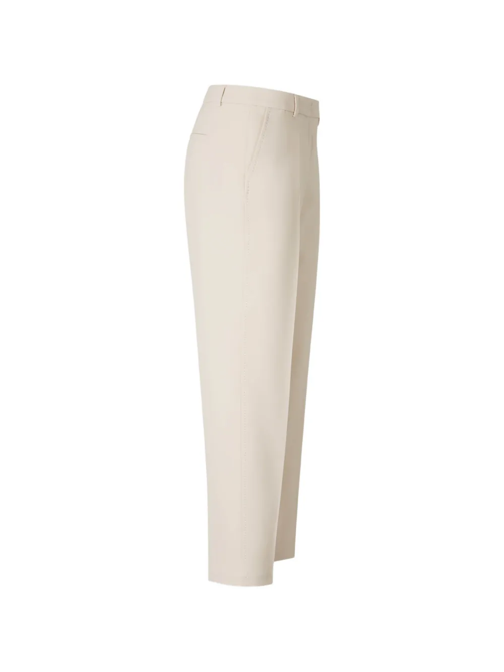 Peserico Straight plooibroek Beige