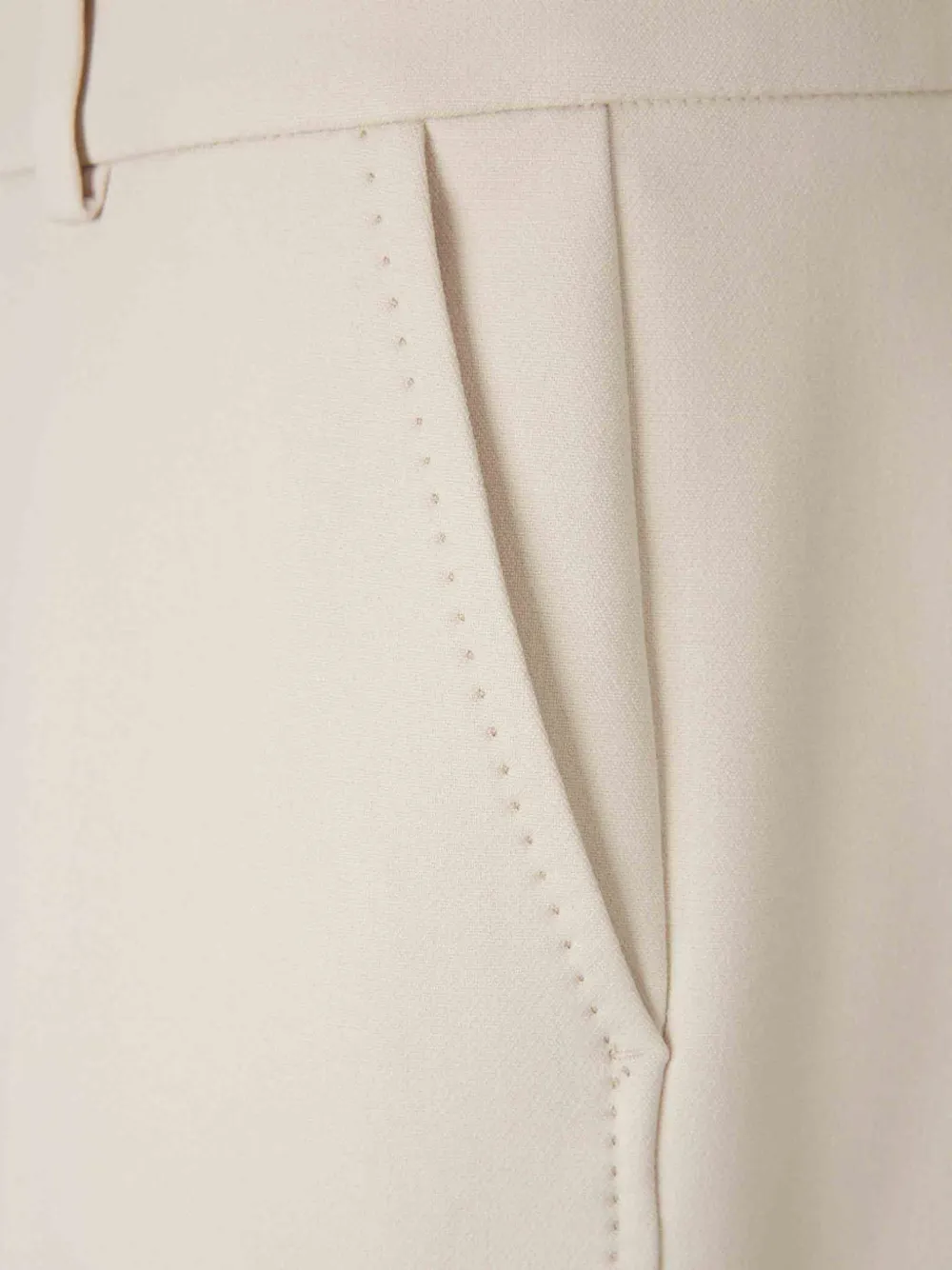 Peserico Straight plooibroek Beige