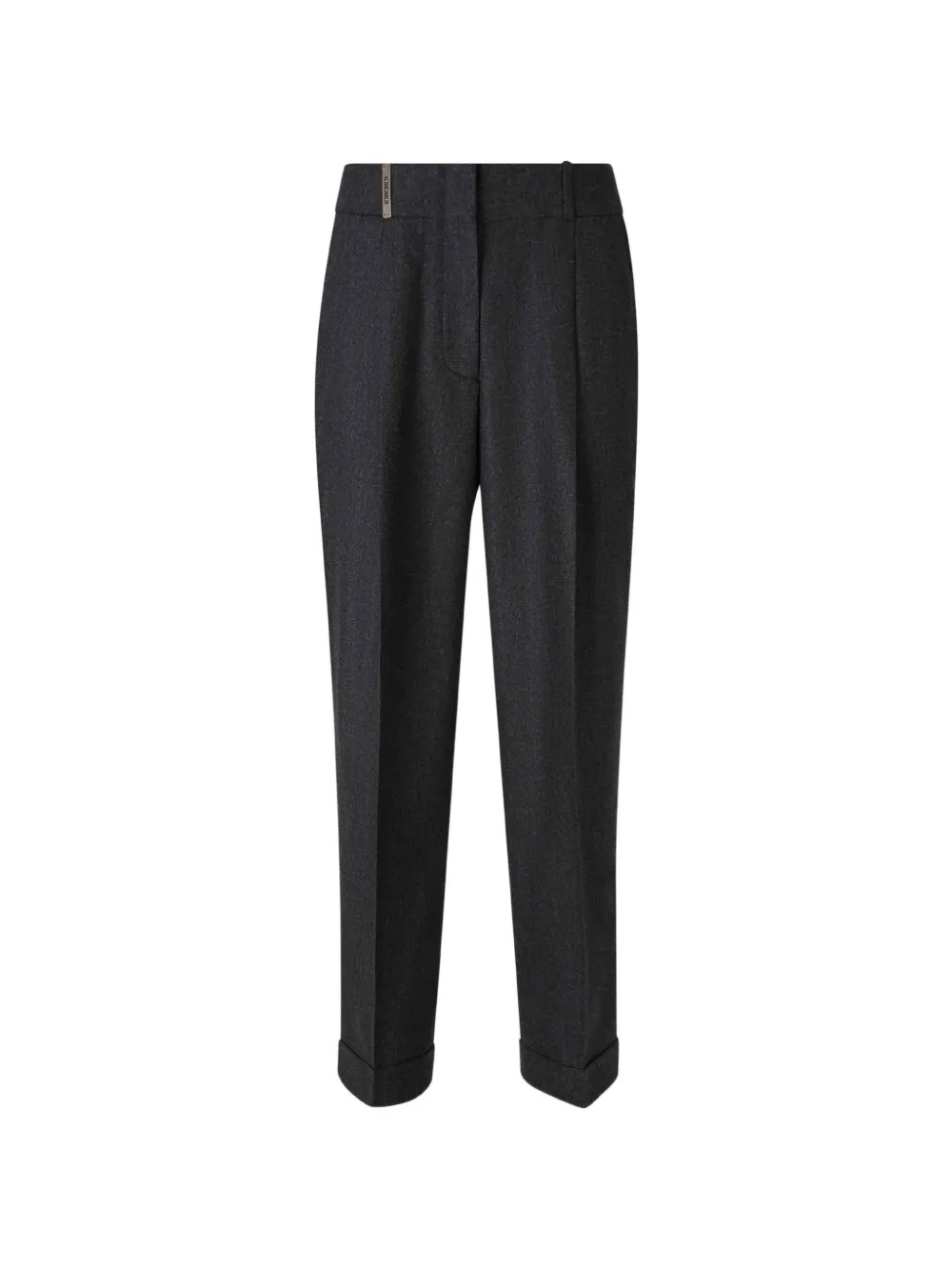 Peserico pleated turned-up trousers