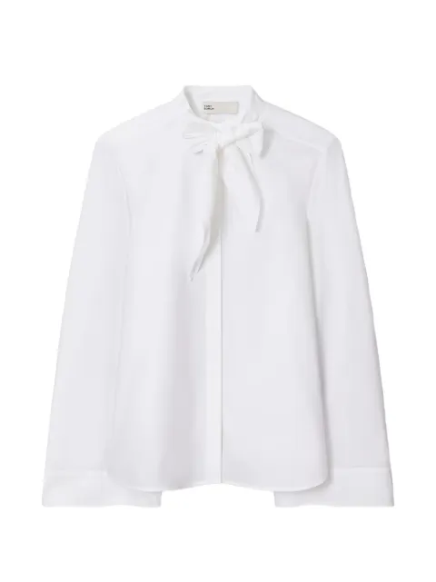 Tory Burch bow-detail long-sleeve shirt
