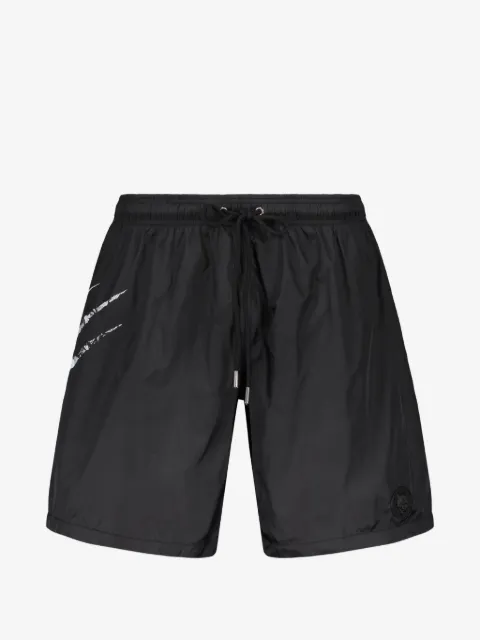 Plein Sport logo-print drawstring swim shorts