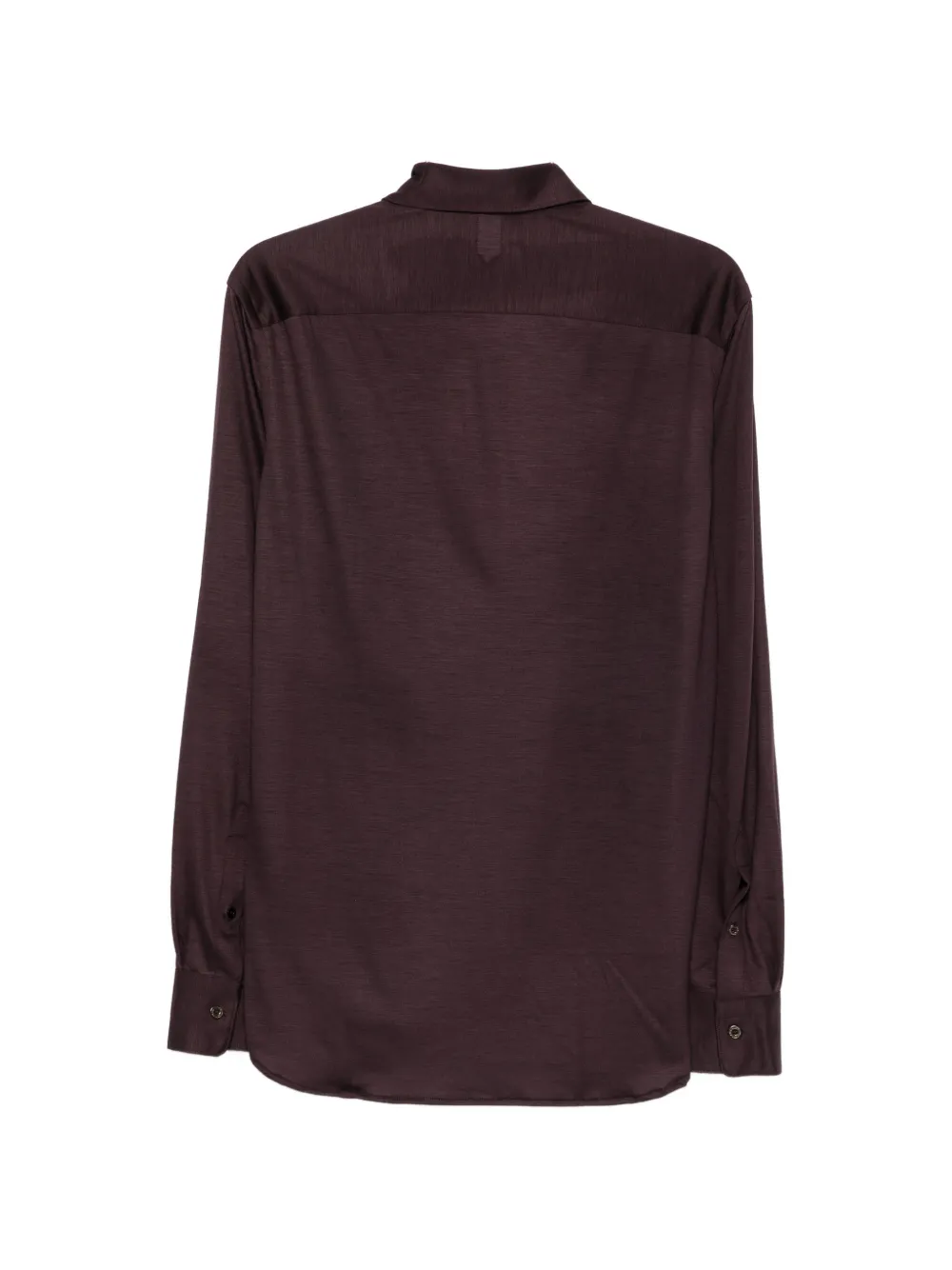 Canali Overhemd met knoopsluiting Paars
