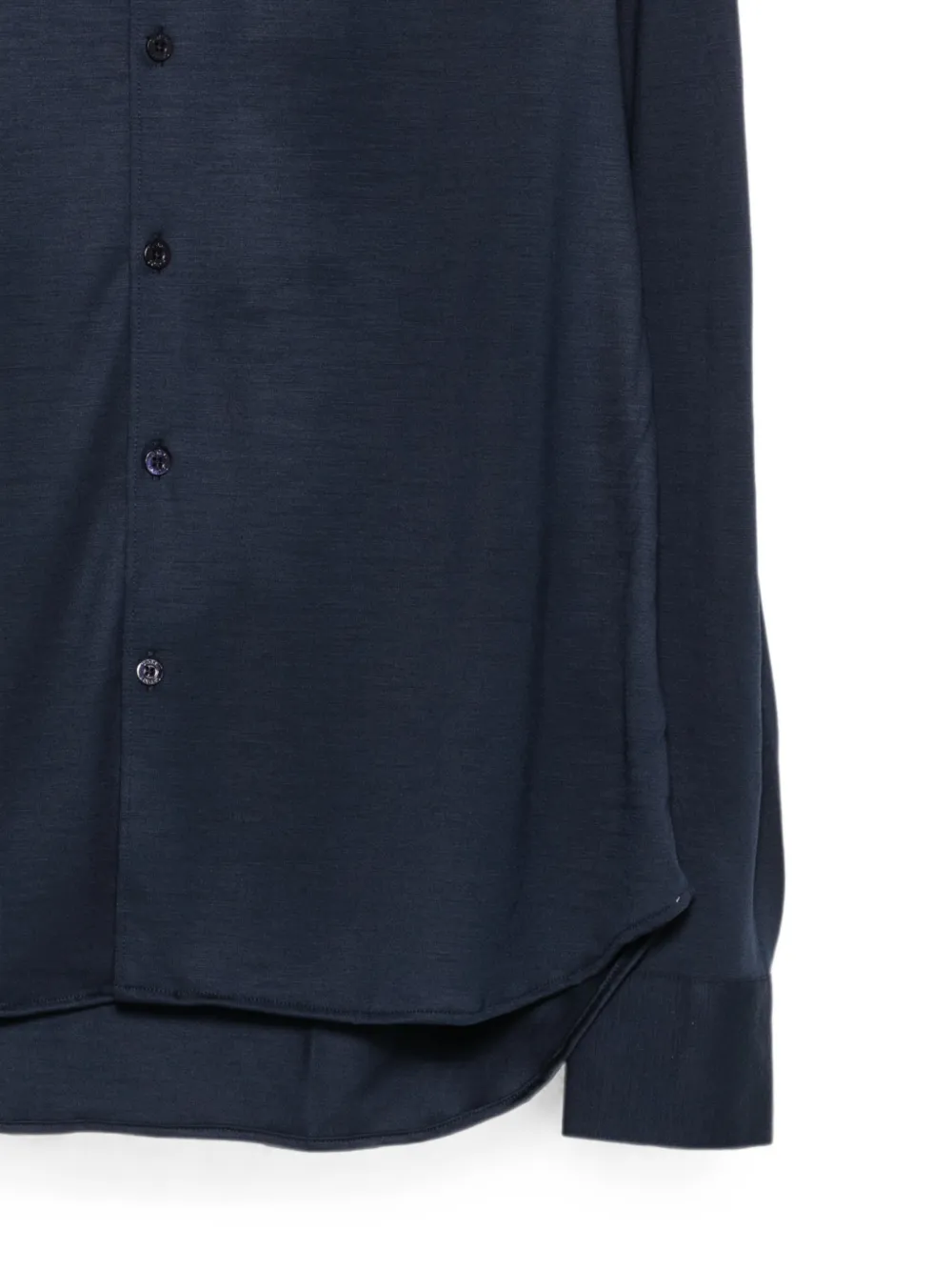 Canali Button-down overhemd Blauw