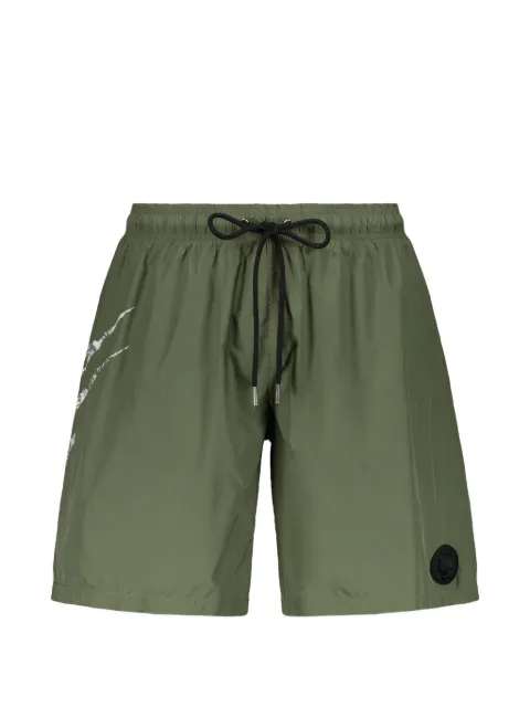 Plein Sport graphic-print drawstring swim shorts