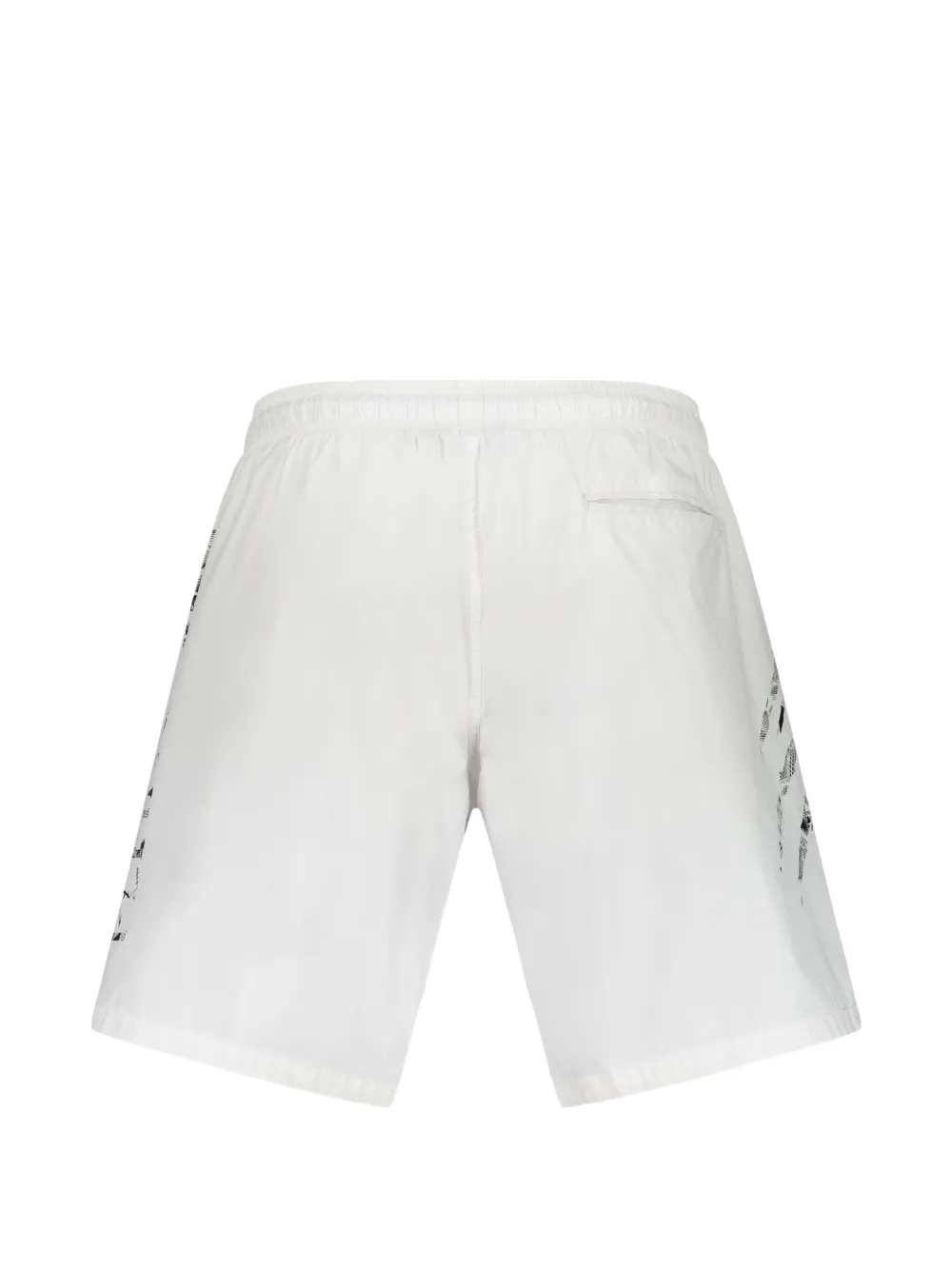 Plein Sport Zwembroek met print Wit