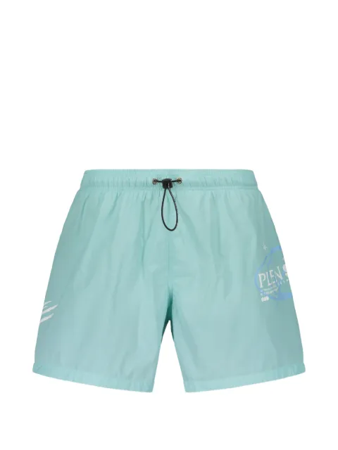 Plein Sport logo-print drawstring swim shorts