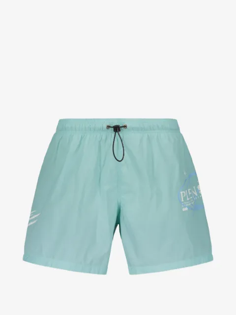 Plein Sport logo-print drawstring swim shorts