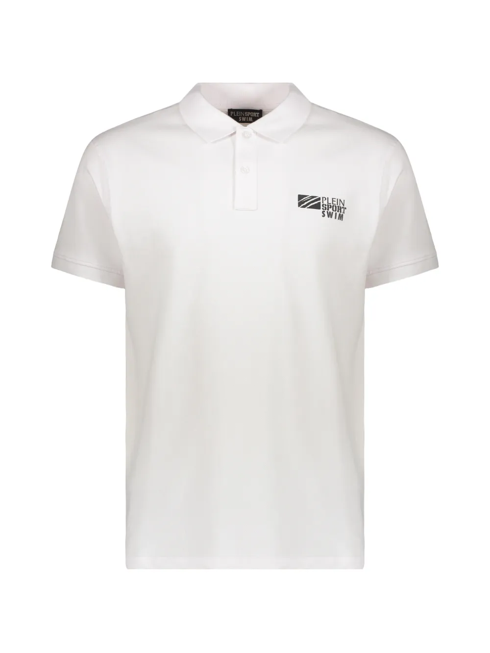 Plein Sport logo-print short-sleeved polo shirt - Weiß