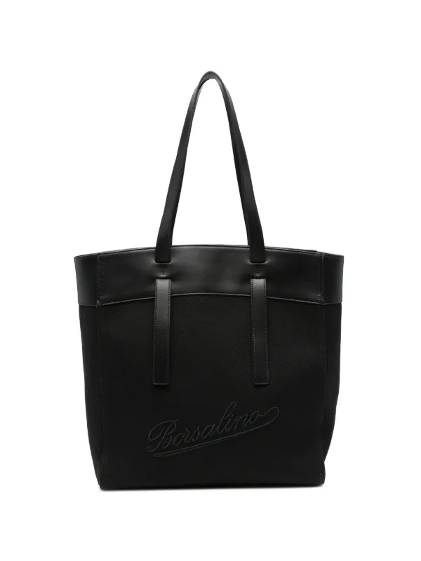Borsalino ロゴ ショルダーバッグ | ブラック | FARFETCH JP