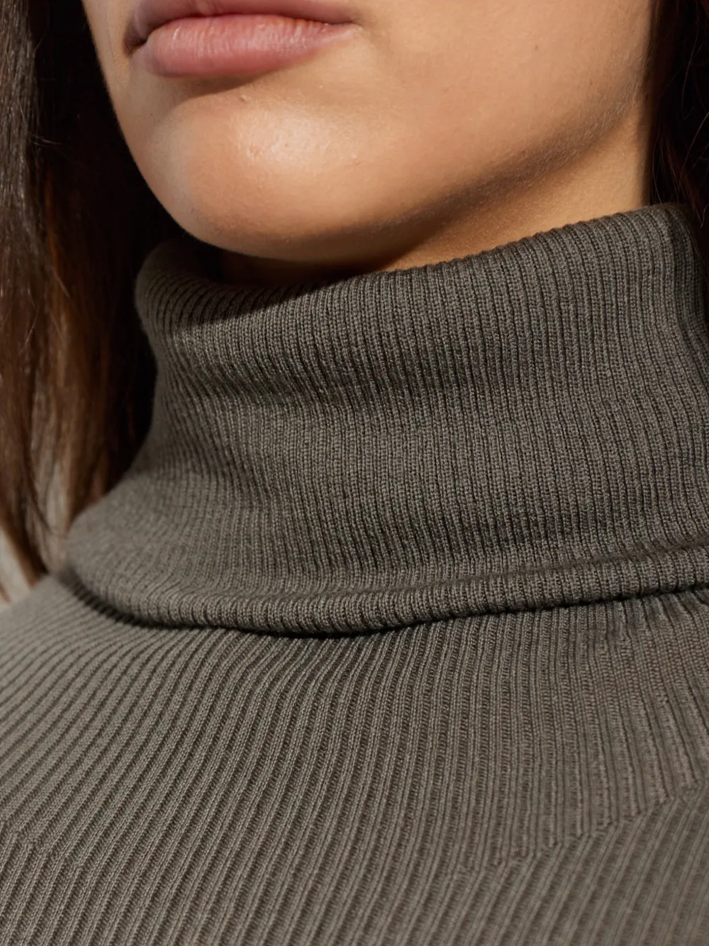 Rick Owens Tube ribgebreide coltrui Grijs
