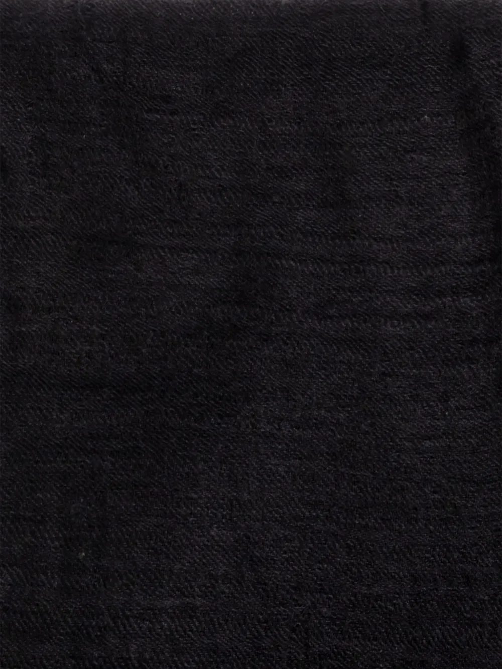 Rick Owens Sjaal met gerafelde afwerking Zwart
