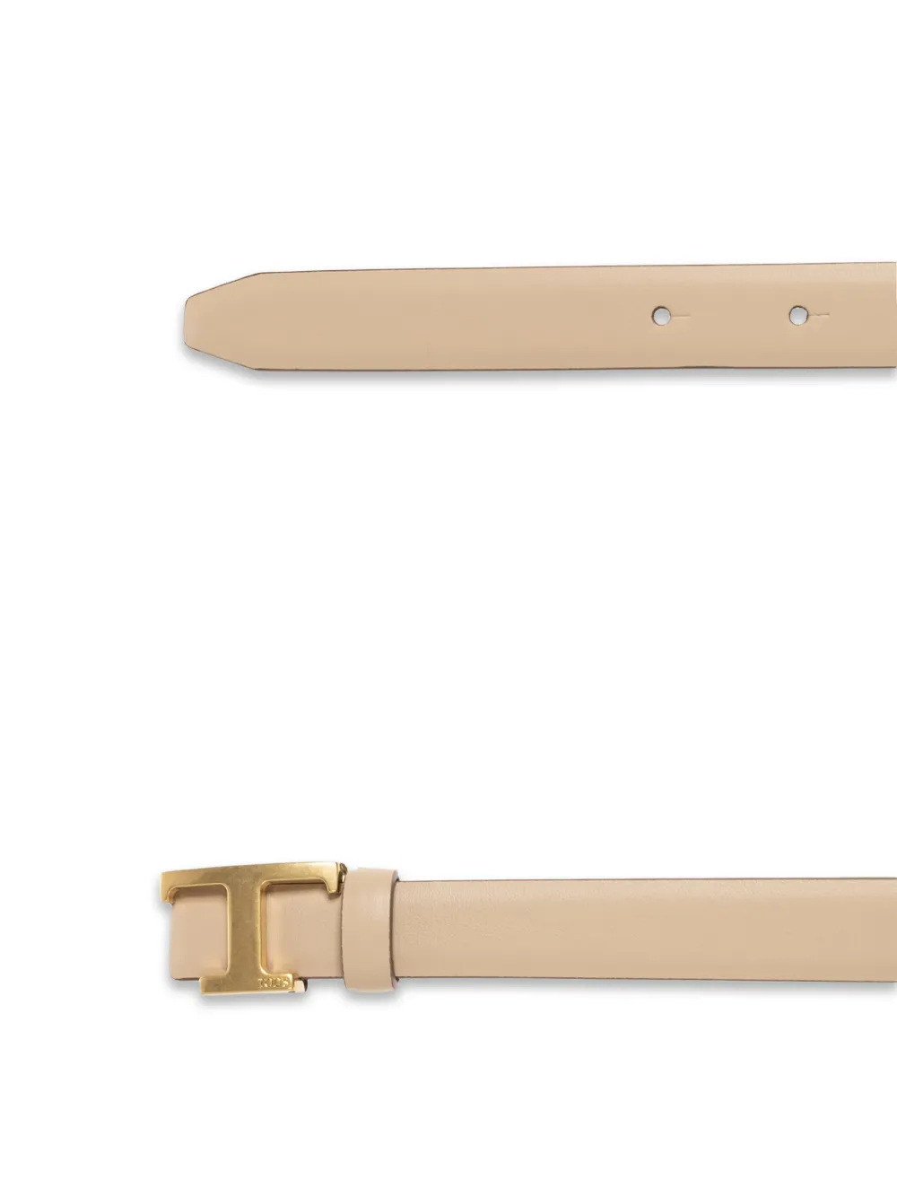 Tod's T Timeless Leather Belt in Neutrals, view 3
