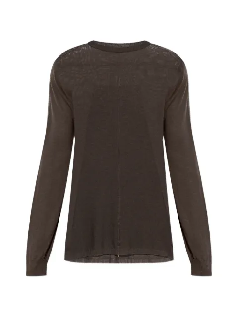 Rick Owens jersey con ribete de canalé