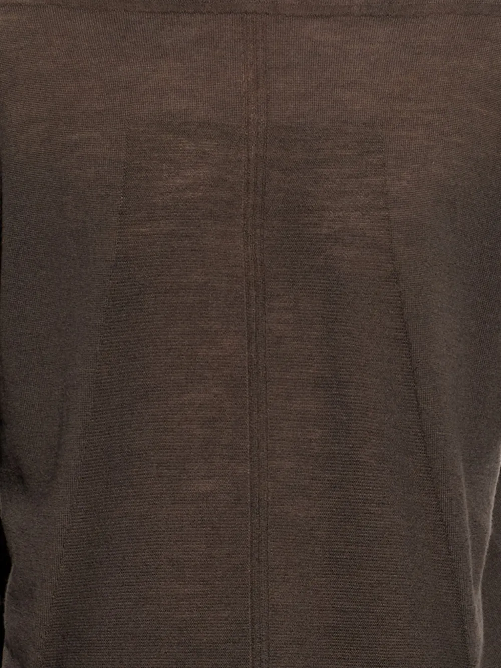 Rick Owens Trui met ribgebreide afwerking Bruin